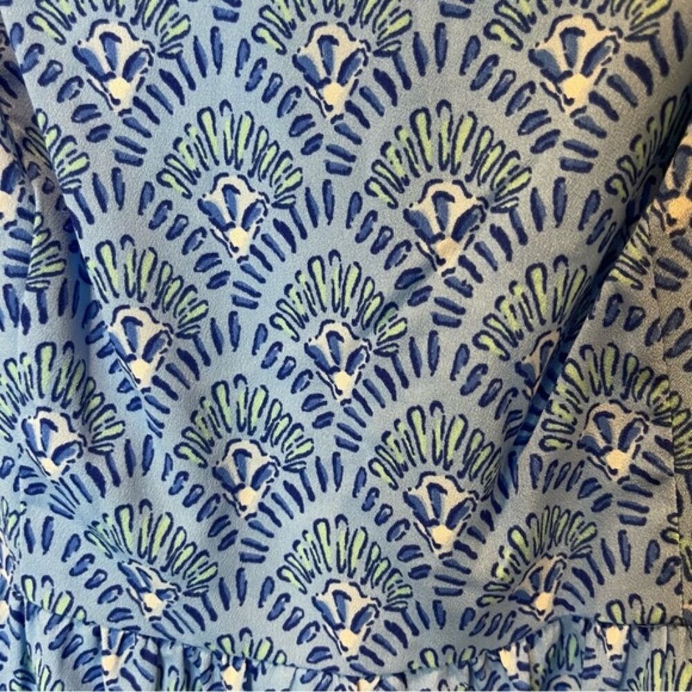 Vineyard Vines Blue Ocean Breeze MIDI Sundress Womens Size 4 - Picture 3 of 12
